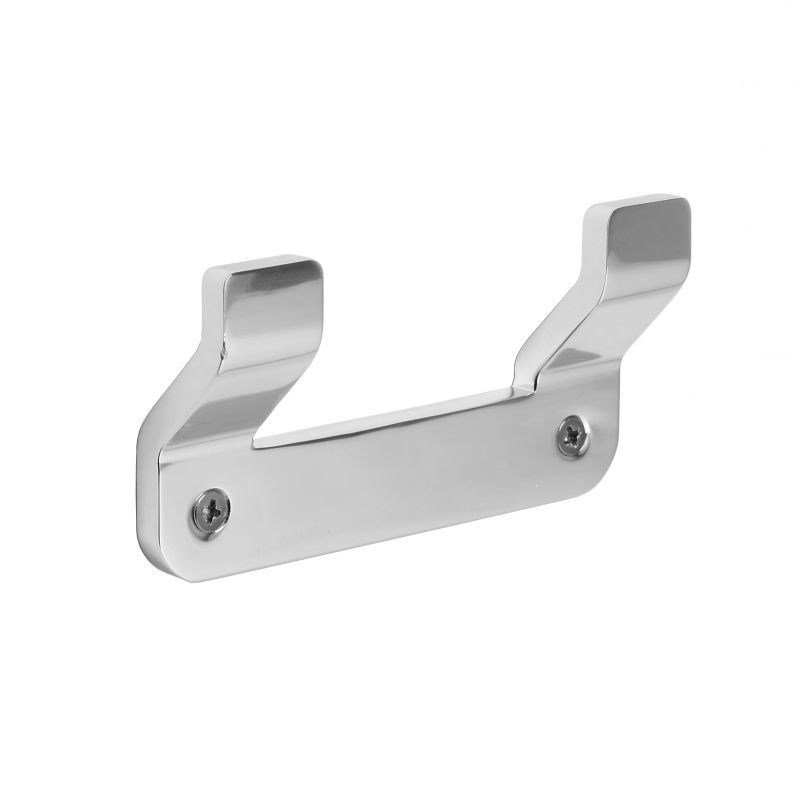 COLGADOR DOBLE - SERIE FLAT CROMO COLGADOR DOBLE - SERIE FLAT CROMO
