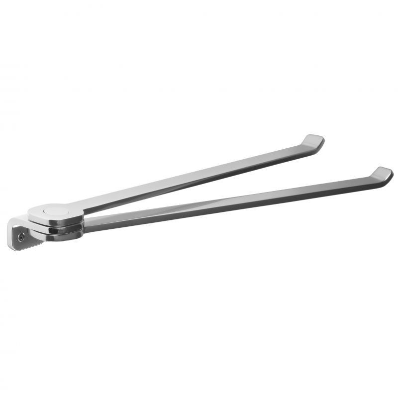 TOALLERO DOBLE MOVIL- SERIE FLAT CROMO TOALLERO DOBLE MOVIL- SERIE FLAT CROMO